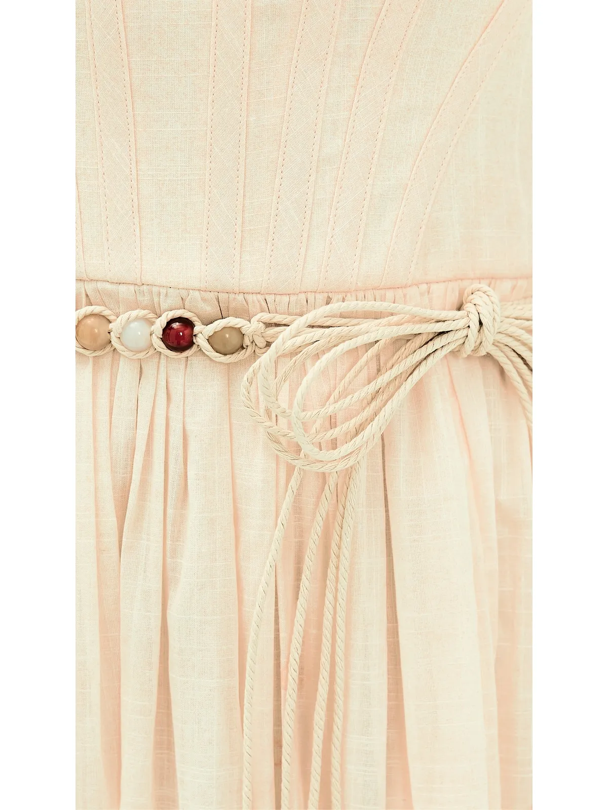 Zimmermann ワンダーラスト コルセット ミディドレス コーラル トワイル - 画像6