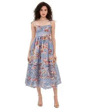 Zimmermann Awaken ピクニックドレス Chambray Floral - サムネイル1