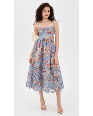 Zimmermann Awaken ピクニックドレス Chambray Floral - サムネイル5