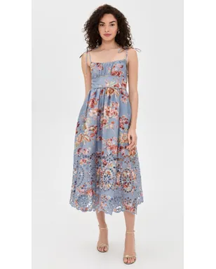 Zimmermann Awaken ピクニックドレス Chambray Floral - サムネイル2