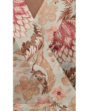 Zimmermann デイライト ミニ ラップ フリル ドレス Stamp Floral Sage - サムネイル6
