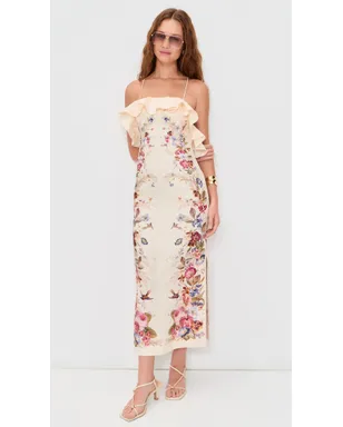 Zimmermann Patience Frill Midi Dress Vanilla Floral - サムネイル5