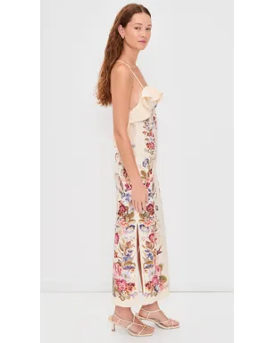 Zimmermann Patience Frill Midi Dress Vanilla Floral - サムネイル4