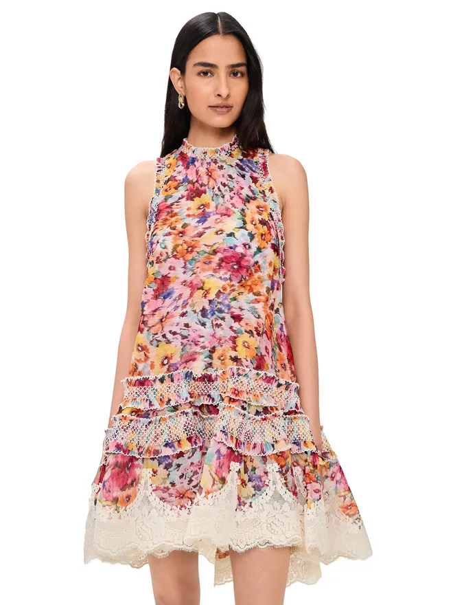 Zimmermann Zimmermann ルナ シャーリング ランタン ドレス マルチフローラルの商品画像