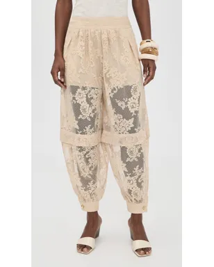 Zimmermann ルナ レース バルーンパンツ クリーム - サムネイル2