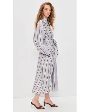 Zimmermann エンブレム タック シルク ミディドレス - サムネイル4