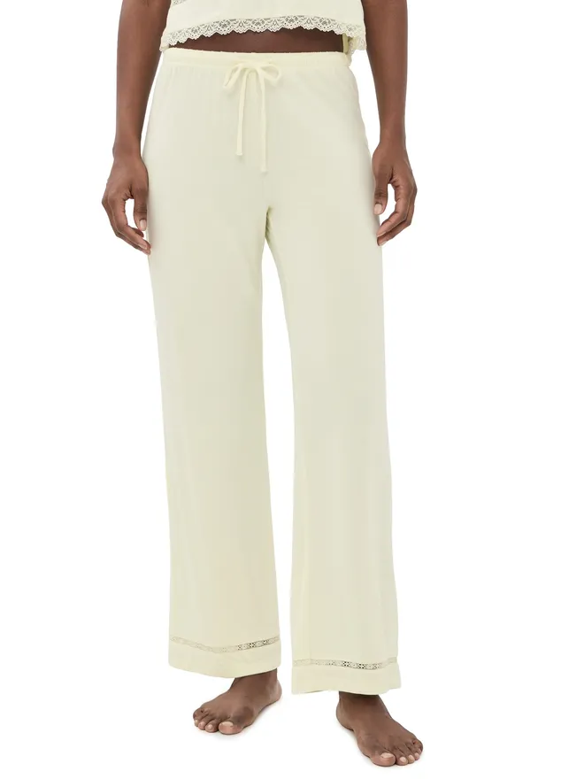 Z Supply Z Supply So Sweet Crochet Pants Pineappleの商品画像