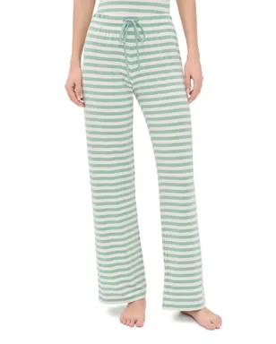 Z Supply So Sweet Stripe Pants クリスタルグリーン - サムネイル1