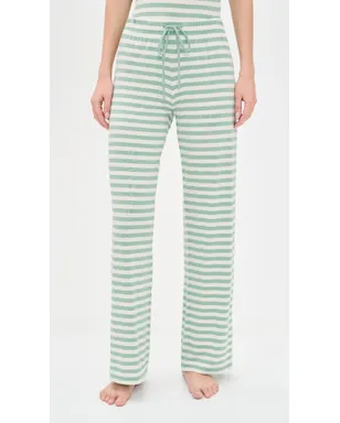 Z Supply So Sweet Stripe Pants クリスタルグリーン - サムネイル2