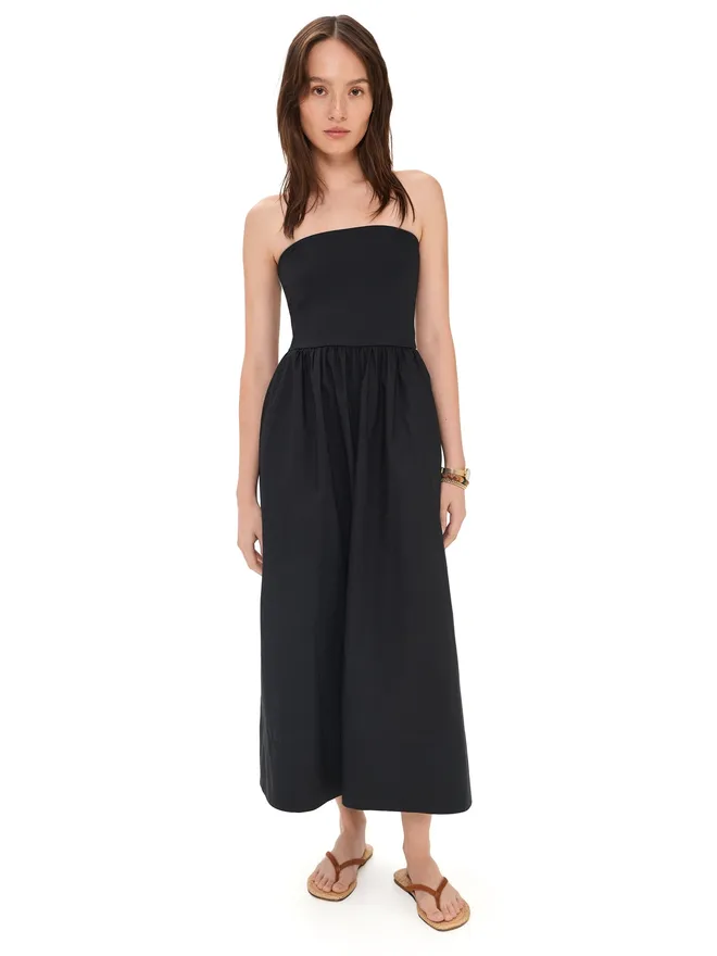 Z Supply Z Supply Sunsought Strapless Midi Dress Blackの商品画像