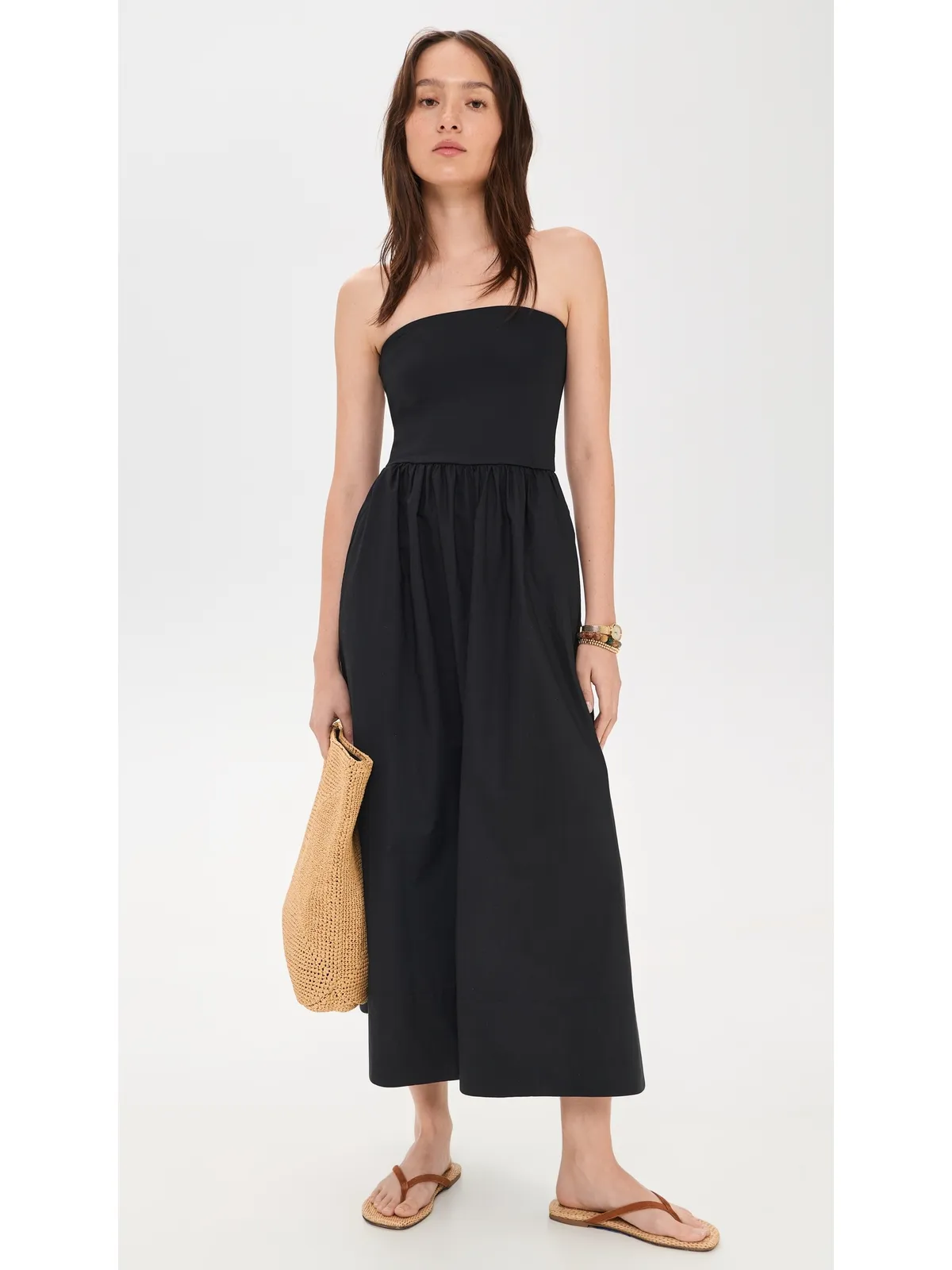 Z Supply Sunsought Strapless Midi Dress Black - 画像5