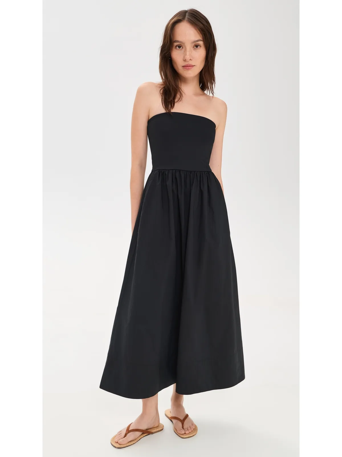 Z Supply Sunsought Strapless Midi Dress Black - 画像2