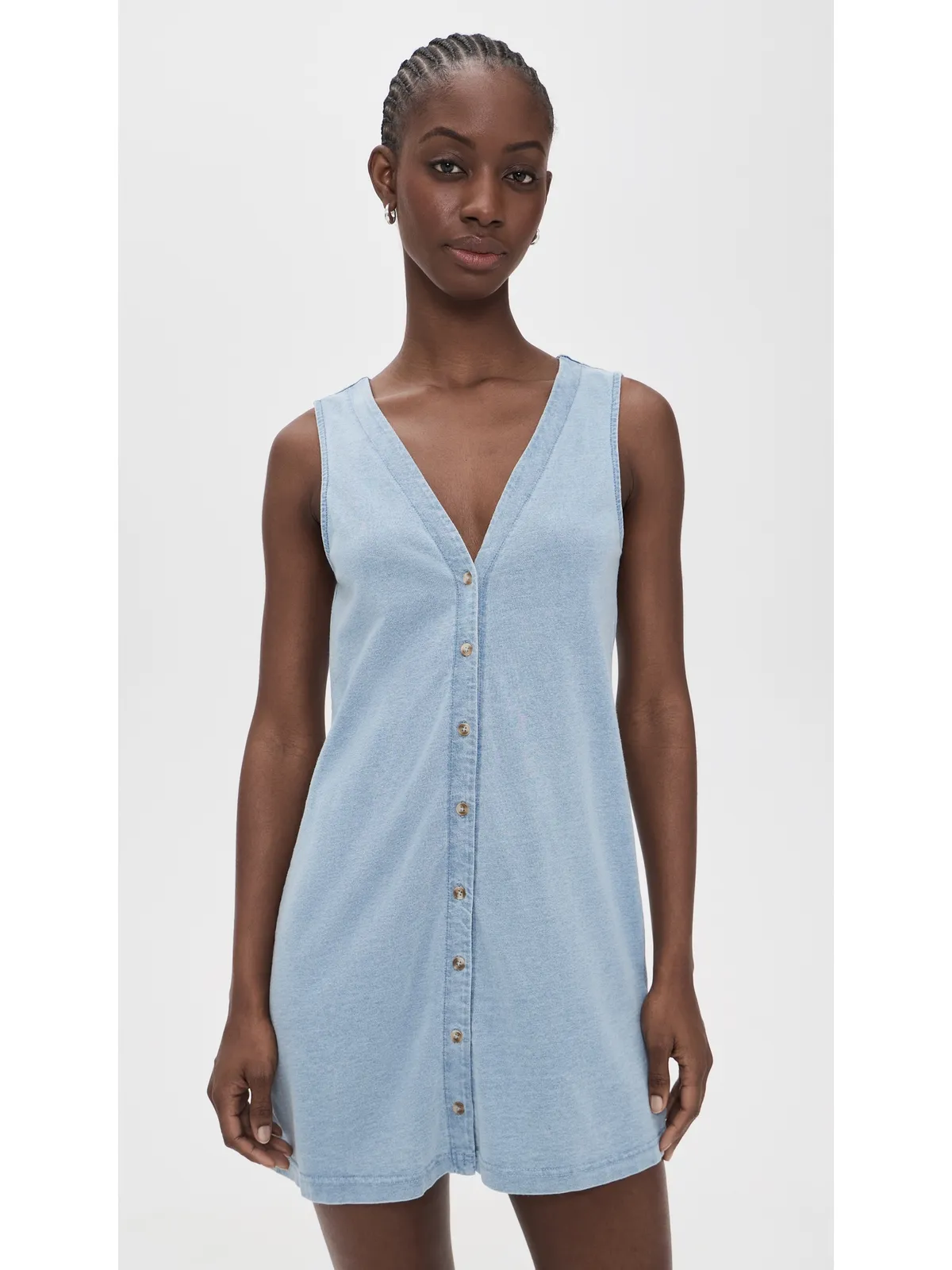 Z Supply Solace Denim Dress Solace デニムドレス（オーシャンエア インディゴ） - 画像2