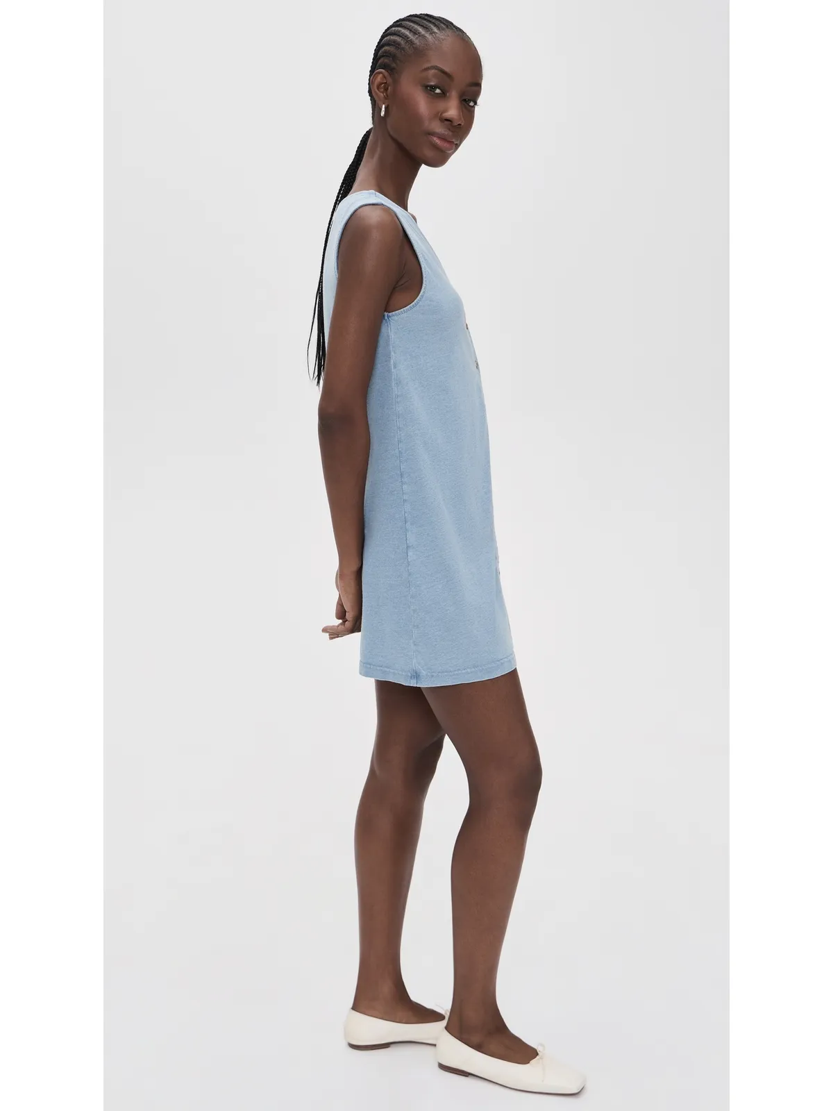 Z Supply Solace Denim Dress Solace デニムドレス（オーシャンエア インディゴ） - 画像4
