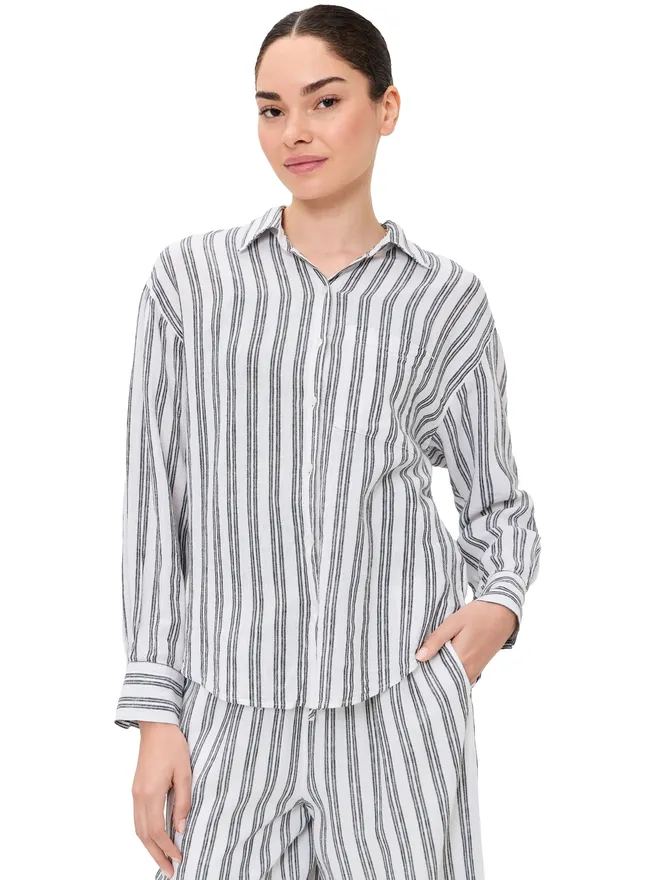 Z Supply Z Supply Perfect Stripe ボタンアップシャツの商品画像