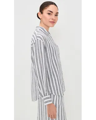 Z Supply Perfect Stripe ボタンアップシャツ - サムネイル4
