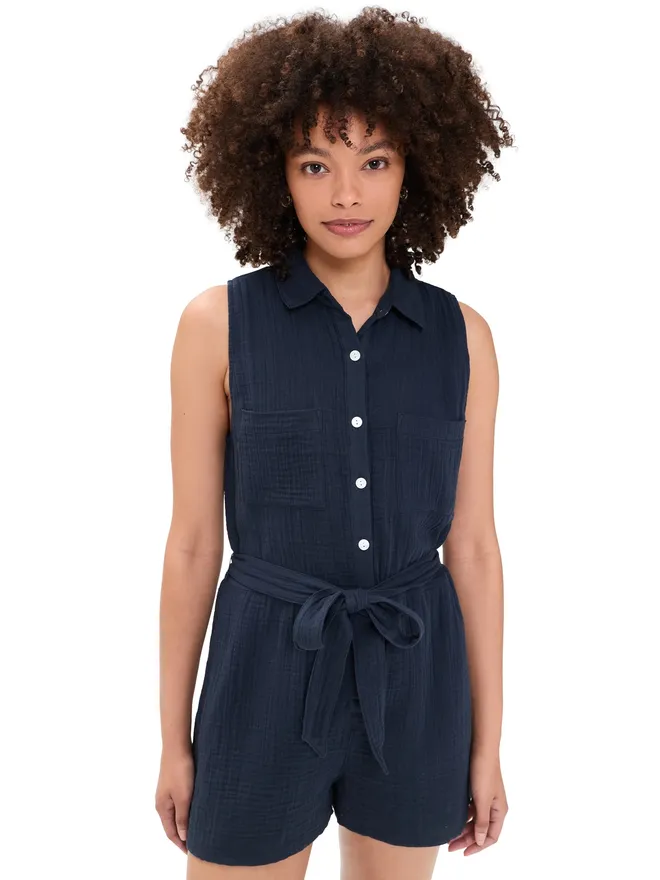 Z Supply Z Supply New Light Romper Eclipseの商品画像