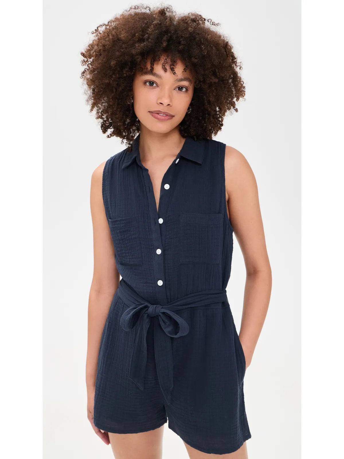 Z Supply New Light Romper Eclipse - 画像2