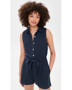 Z Supply New Light Romper Eclipse - サムネイル2