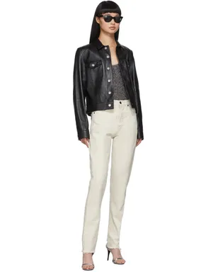 Saint Laurent ラメ ジャージ タンク トップ - サムネイル5