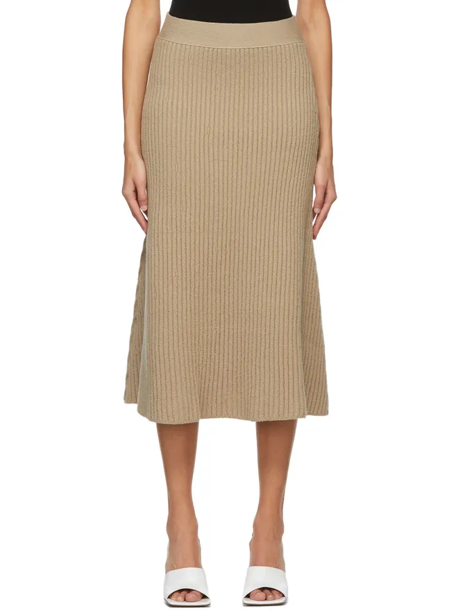 Bottega Veneta Bottega Veneta ウール リブ スカートの商品画像