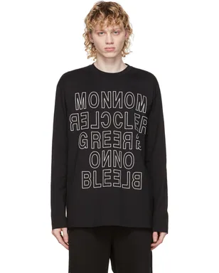 Moncler Grenoble ロゴ ロング スリーブ T シャツ - サムネイル1