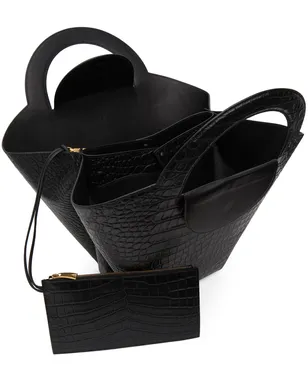 Bottega Veneta クロコ トップ ハンドル トート - サムネイル5
