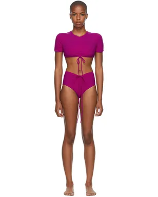 Christopher Esber Ruched Crop & Odessa ビキニ - サムネイル1