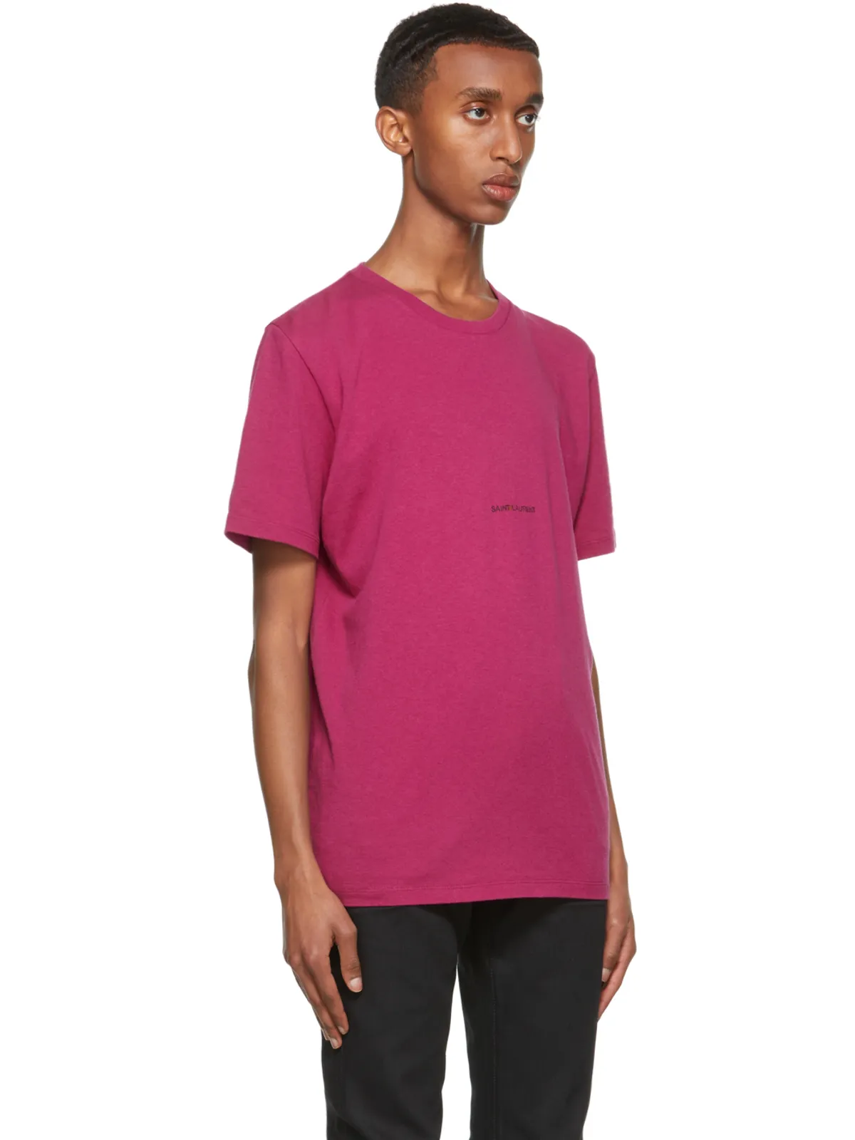 Saint Laurent Rive Gauche ロゴ T シャツ - 画像2