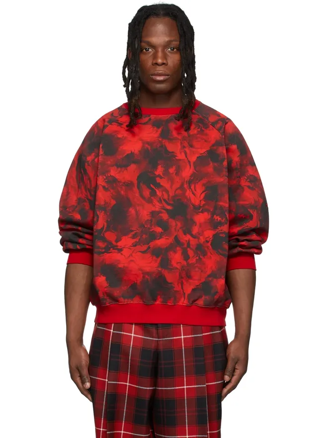 LU'U DAN LU'U DAN SSENSE限定 Rose Burst スウェットシャツの商品画像