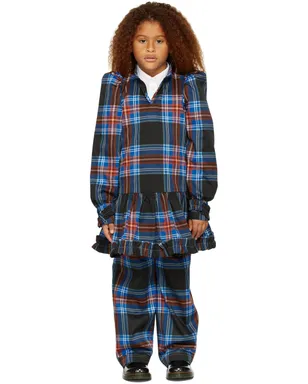 Charles Jeffrey LOVERBOY キッズ｜SSENSE限定 タータン ワンピース - サムネイル2