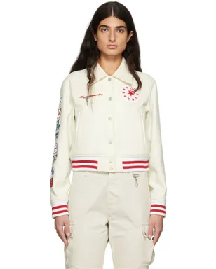 Reese Cooper ウール Varsity ボンバージャケット - サムネイル1