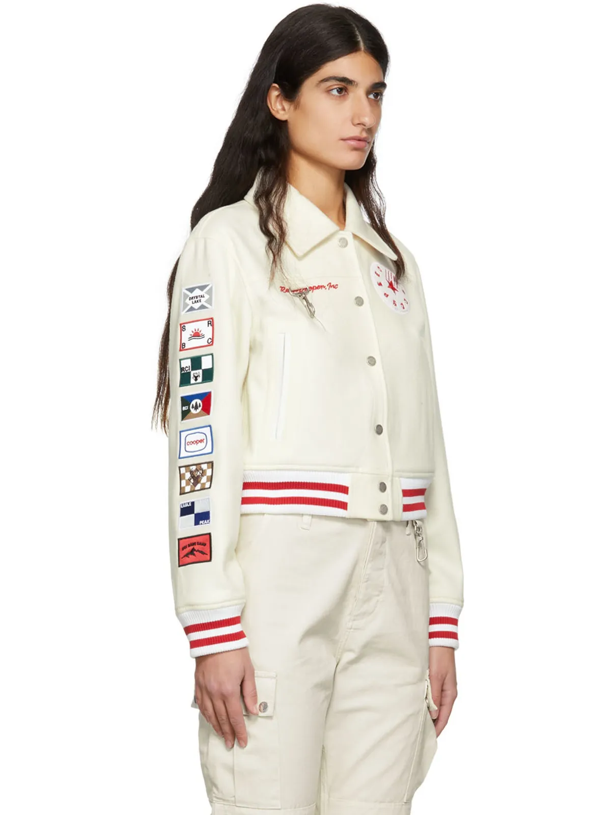 Reese Cooper ウール Varsity ボンバージャケット - 画像2