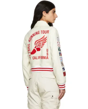 Reese Cooper ウール Varsity ボンバージャケット - サムネイル3