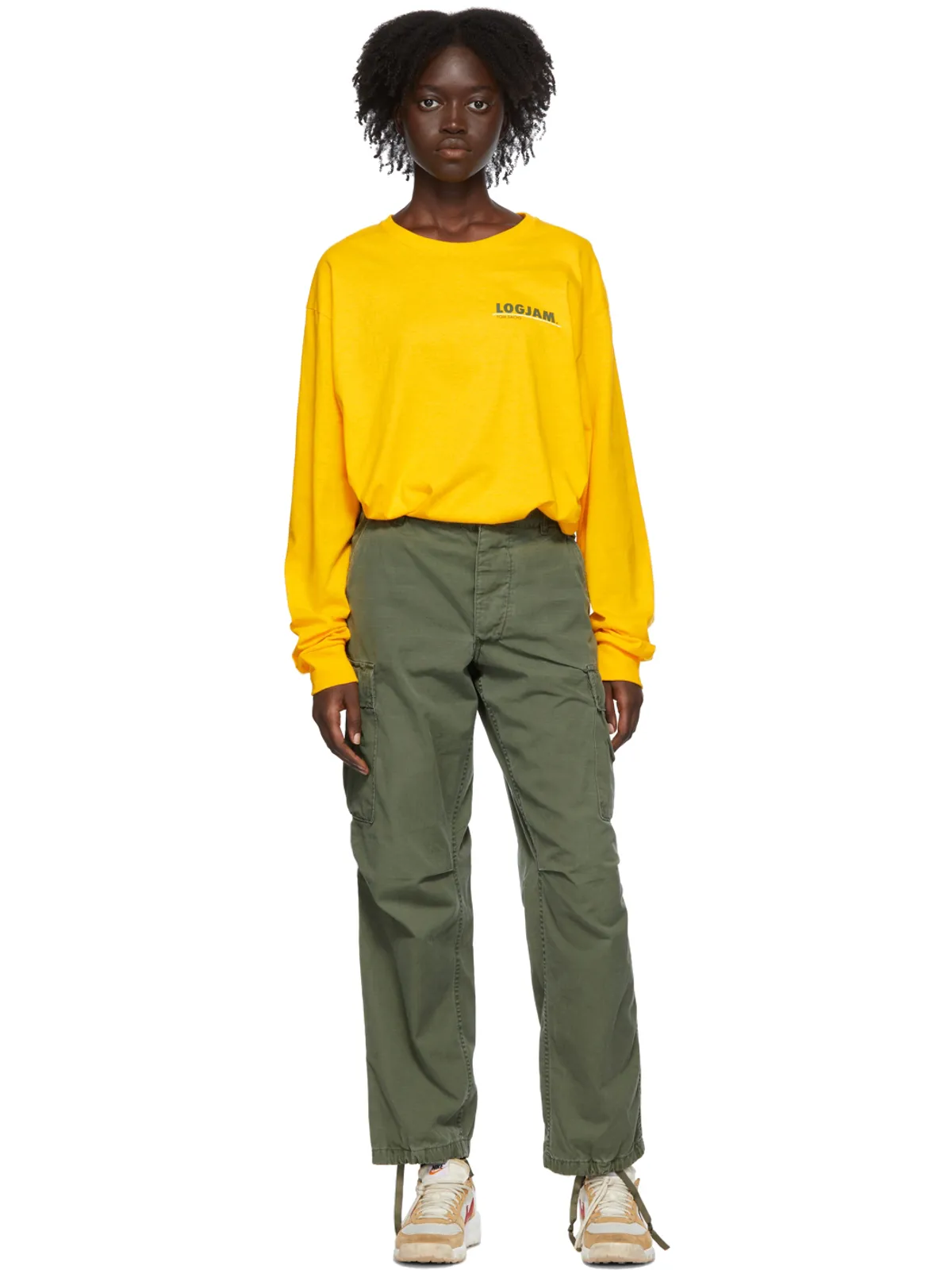 Tom Sachs Logjam ロング スリーブ T シャツ - 画像1