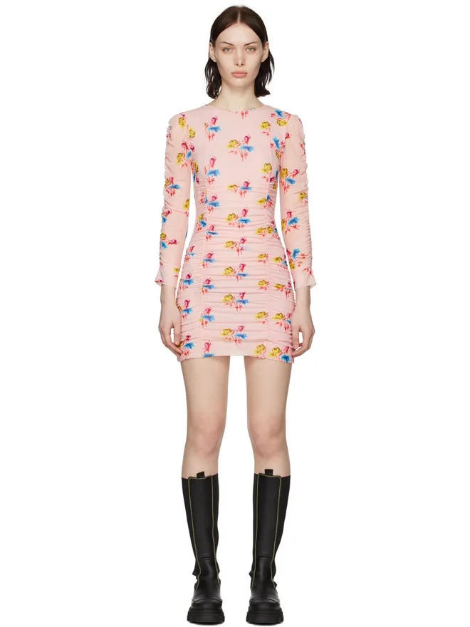 Ganni Ganni ナイロン ミニ ワンピースの商品画像