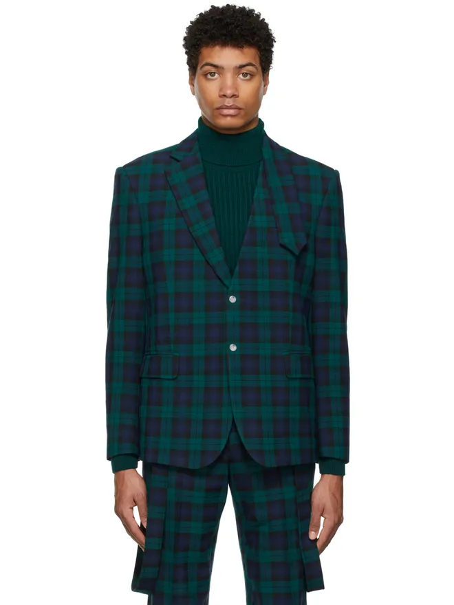 THEBE MAGUGU THEBE MAGUGU チェック ブレザーの商品画像