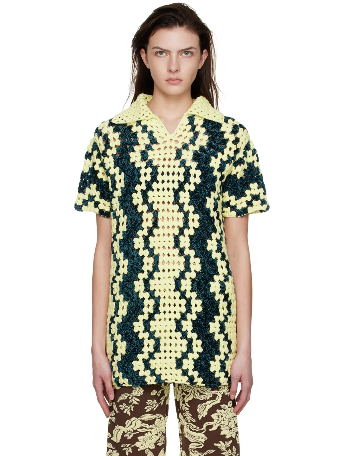 Jil Sander コットン ポロシャツ - 画像1