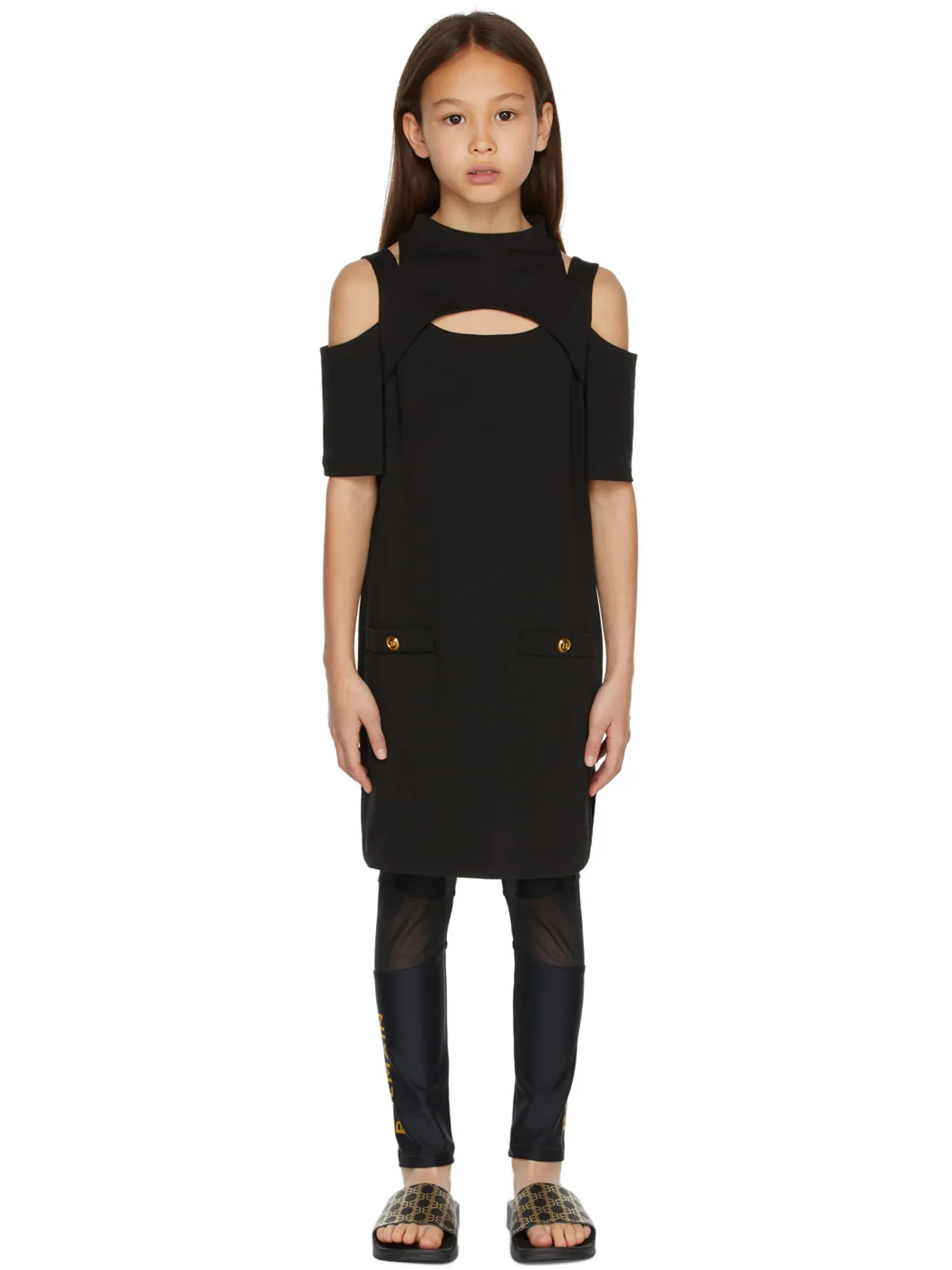 BALMAIN キッズ｜ カットアウトワンピース - 画像2