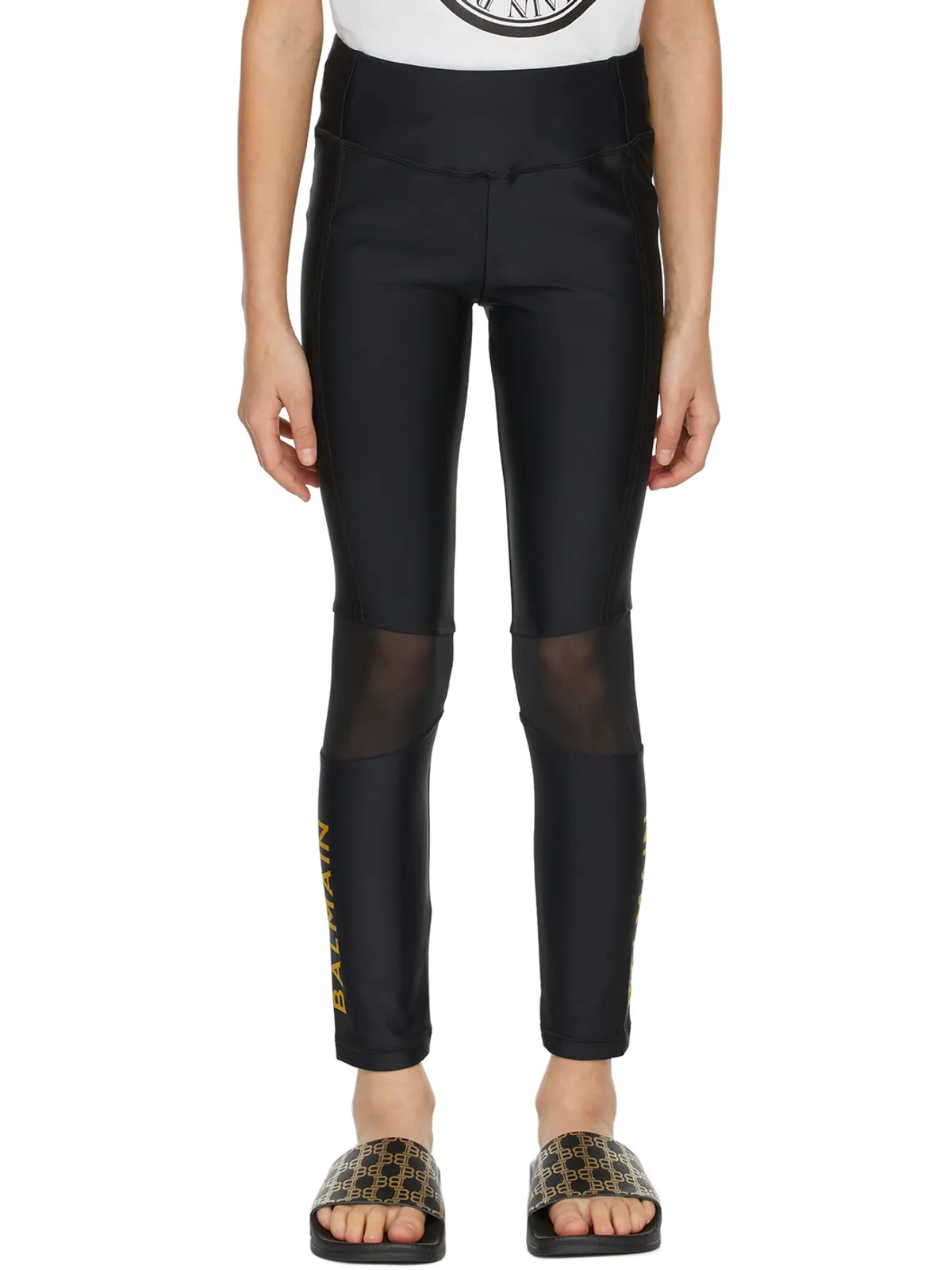 BALMAIN キッズ｜ ロゴ レギンス - 画像2