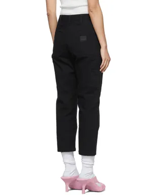 WARDROBE.NYC Carhartt エディション ブラック WIP トラウザーズ - サムネイル3