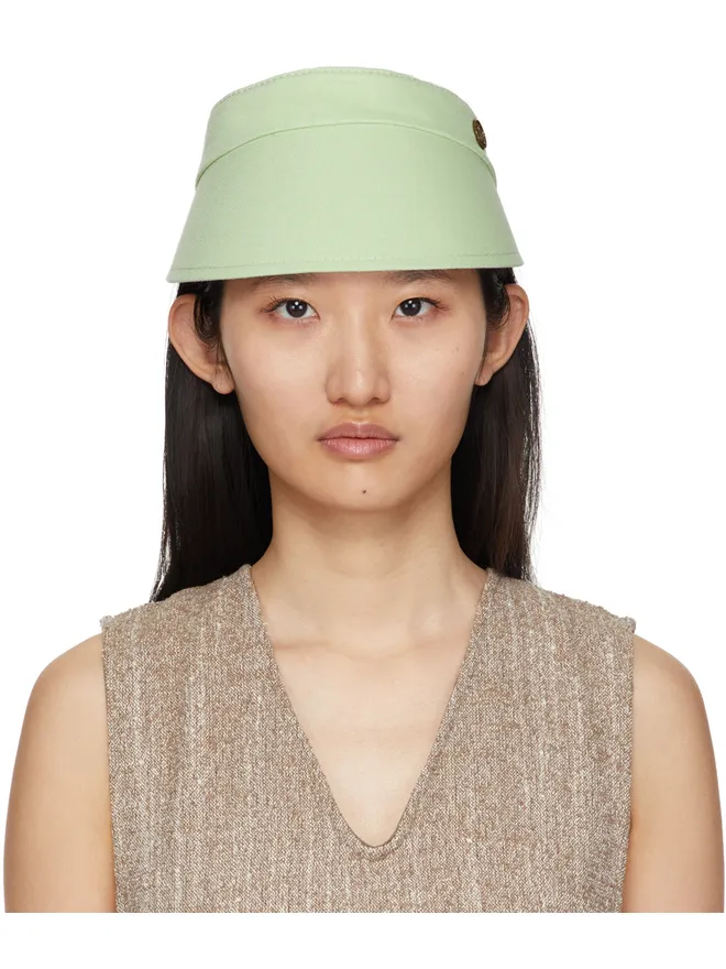 Maison Michel Maison Michel グリーン Patty バイザーの商品画像