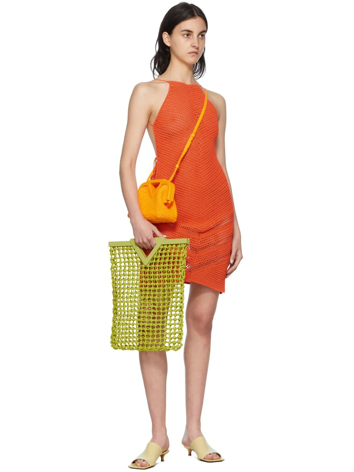 Bottega Veneta Point トップハンドル バッグ - 画像4