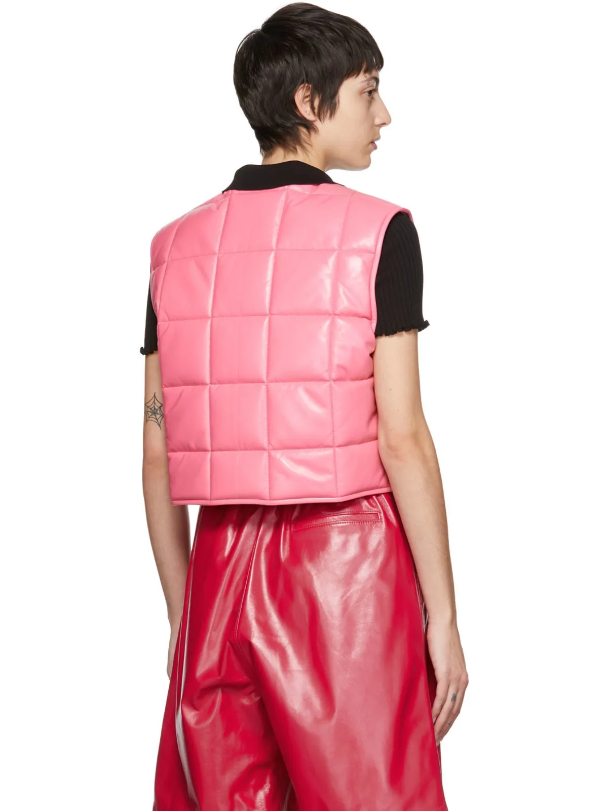 Bottega Veneta キルティングベスト - 画像3