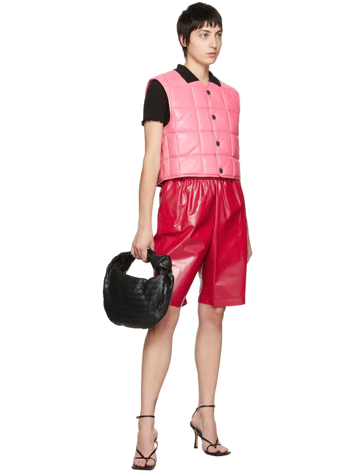 Bottega Veneta キルティングベスト - 画像4