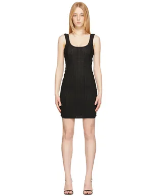 Herve Leger シャドウストライプ ミニドレス - サムネイル1