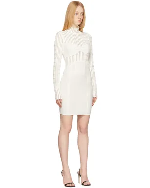 Herve Leger ストライプ ドレス - サムネイル2
