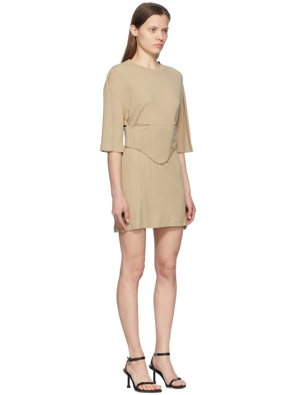 Dion Lee コットン ミニワンピース - 画像2