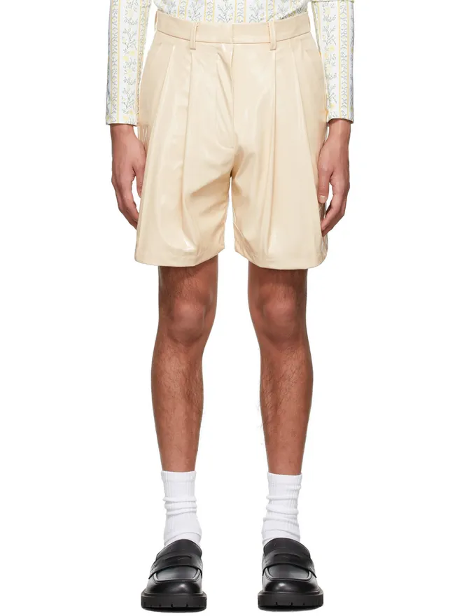 Tanner Fletcher Tanner Fletcher Marlo Wet Look ショートパンツの商品画像