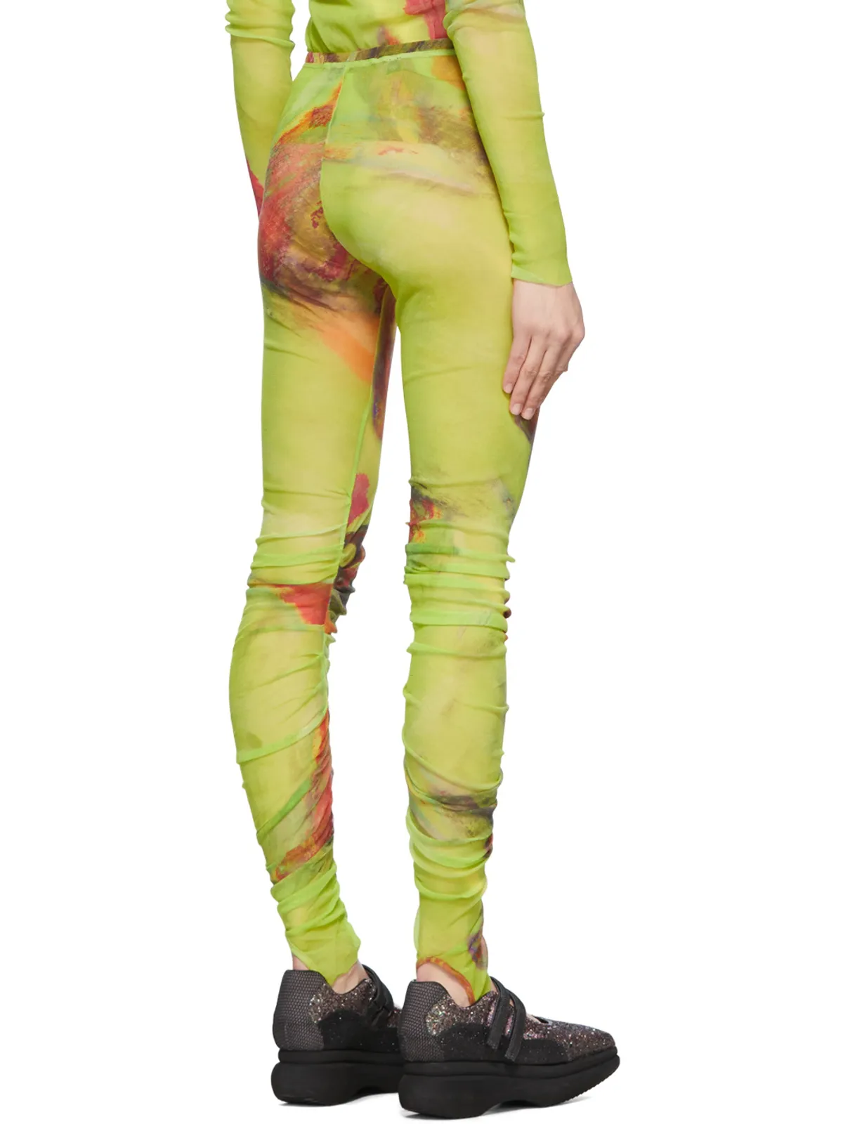 Paula Canovas Del Vas メッシュ レギンス - 画像3